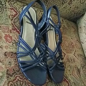 Blue sandals